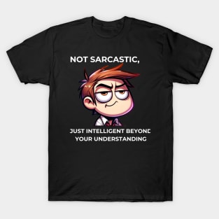 Funny Black Nerd: Sarcastic Sayings T-Shirt